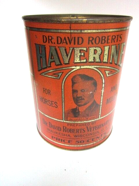 Antique Vintage Dr. David Roberts Horse Mule Livestock Veterinary Advertising