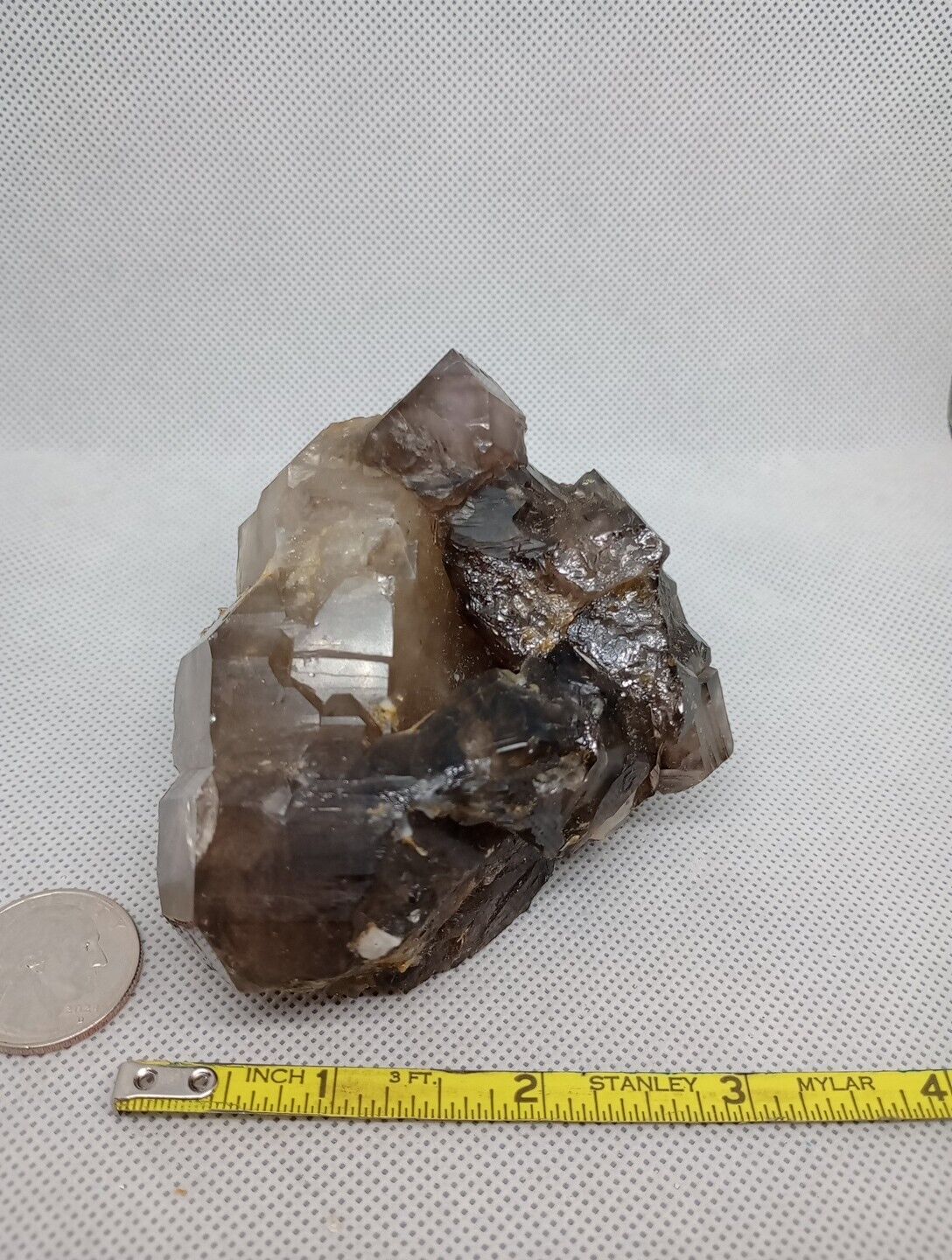 🔥Celestial Crystal 394GR Smokey Hallelujah Junction Crystals Mineral Rare 