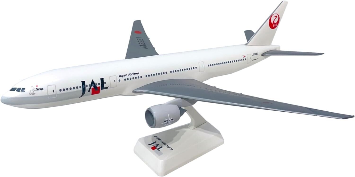 Flight Miniatures Japan Airlines Boeing 777-200 Desk Top 1/200 Model Airplane