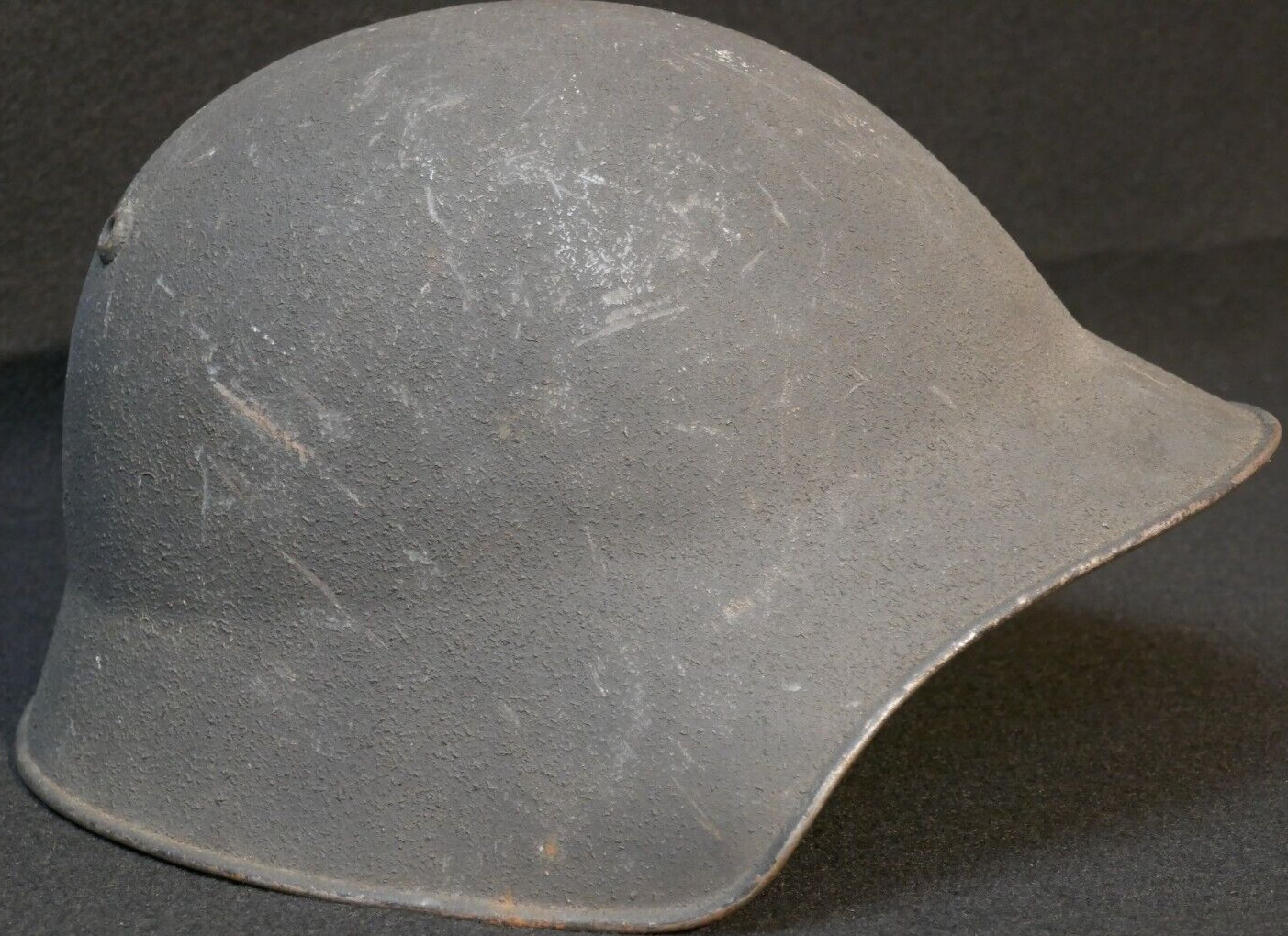 Swiss WW2 M18/40 Steel Combat Helmet WW1 WW2 Original W/ Chinstrap