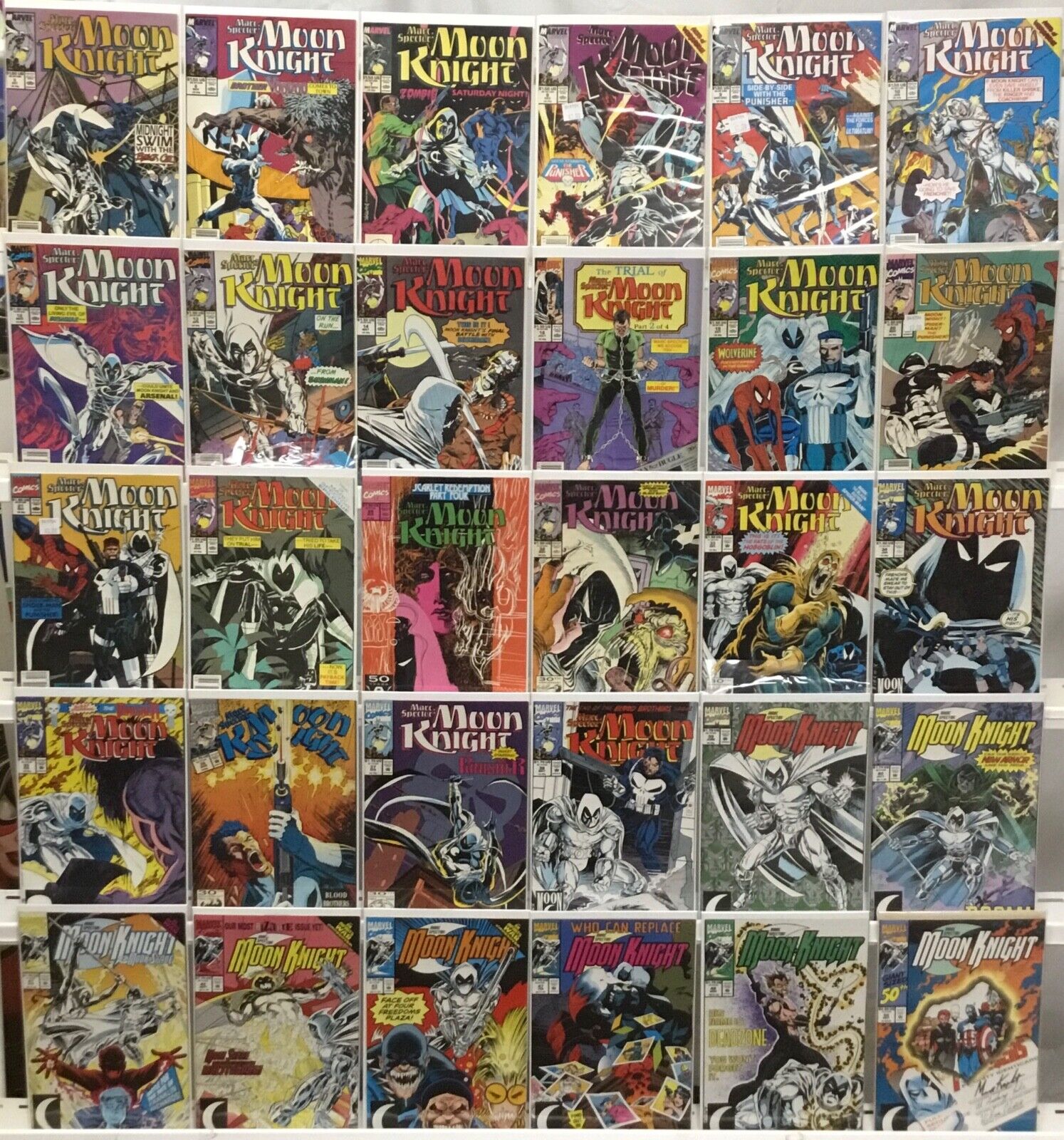 Marvel Comics - Marc Spectre Moon Knight - Comic Book Lot of 30 Issues