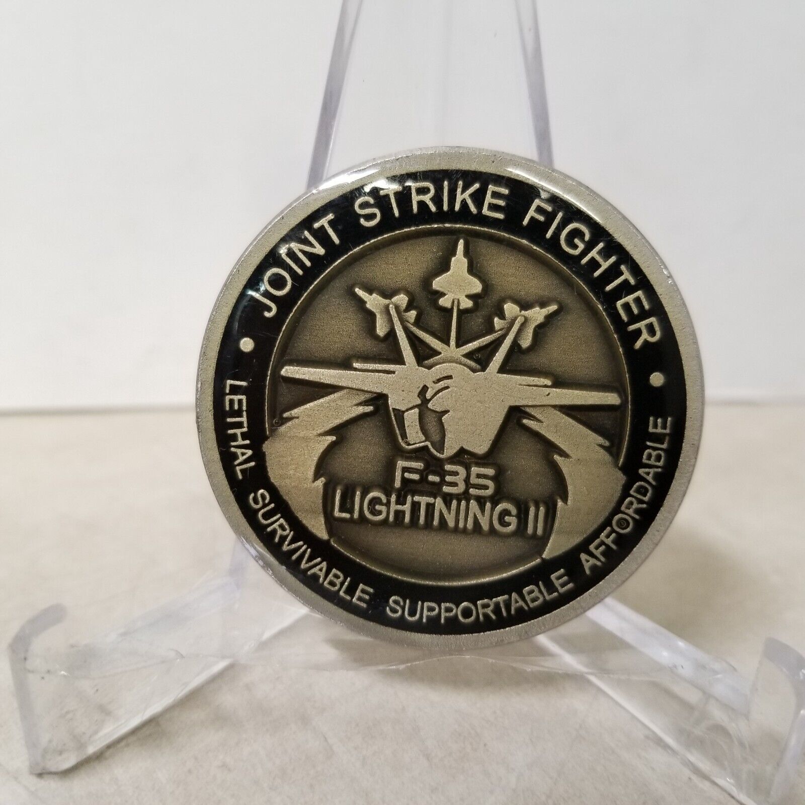 Lockheed Martin F-35 Lighting II Joint Strike Fighter Coalition Challenge Coin