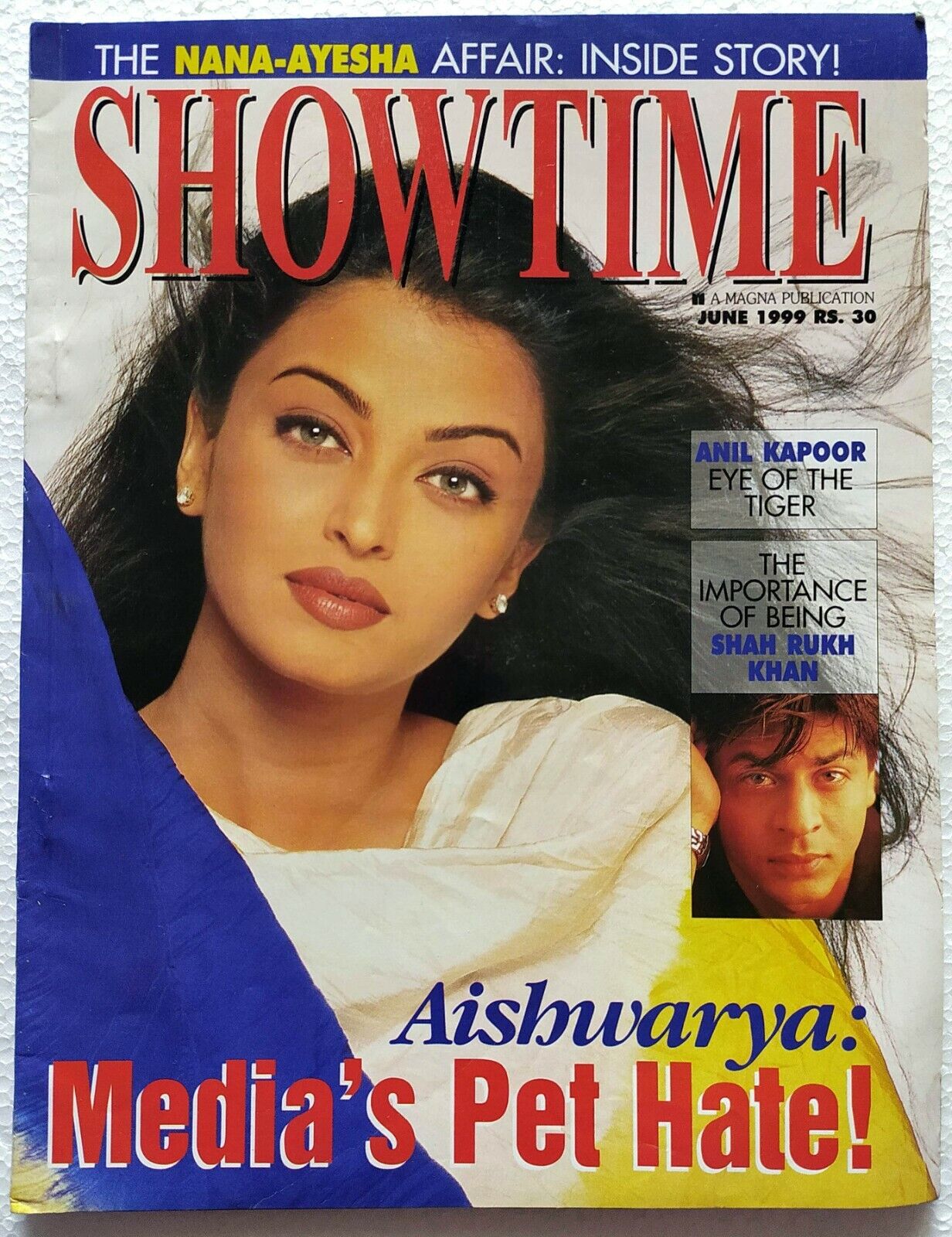 Showtime Jun 1999 Shah Rukh Aishwarya Anil Nana Ayesha Farah Khan Sushmita Priya