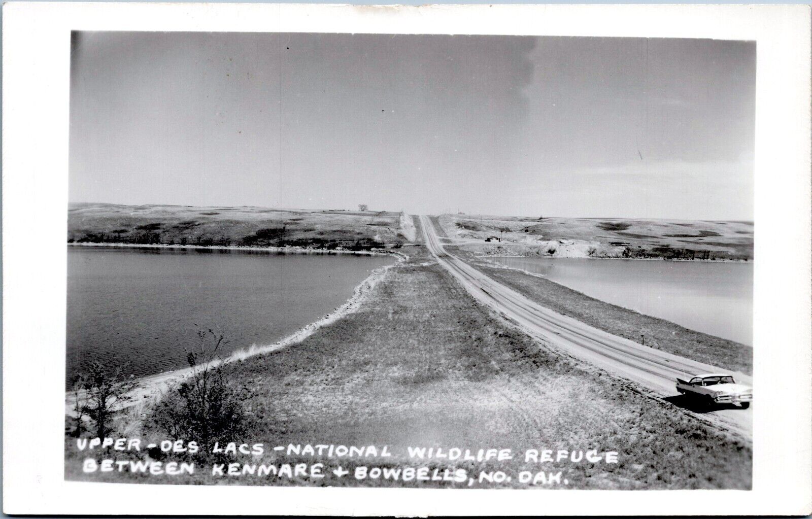 RPPC Des Lacs National Wildlife Refuge, Kenmare, North Dakota- 1950s Postcard