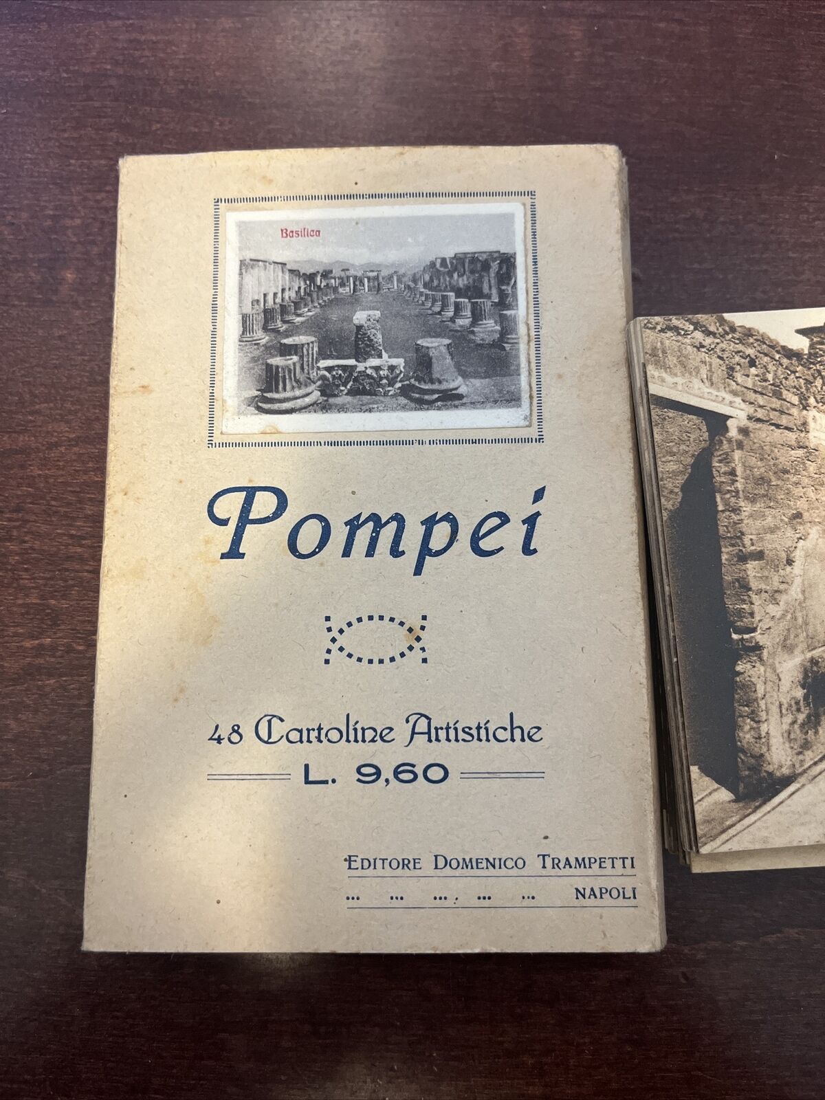 Vintage Pompei 48 Cartoline Artistic he Napoli
