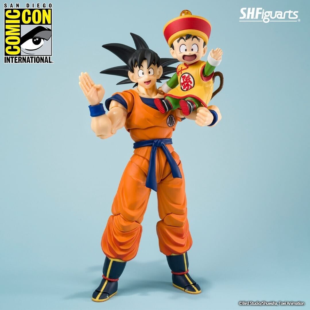 SDCC 2024 Tamashii Nations S.H. Figuarts Dragon Ball Z: Son Goku & Son Gohan Kid