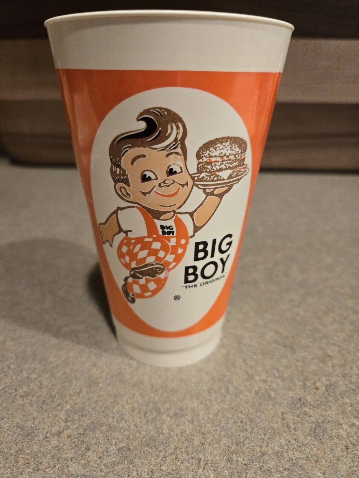 VINTAGE SHONEY'S BIG BOY RESTAURANT PLASTIC CUP