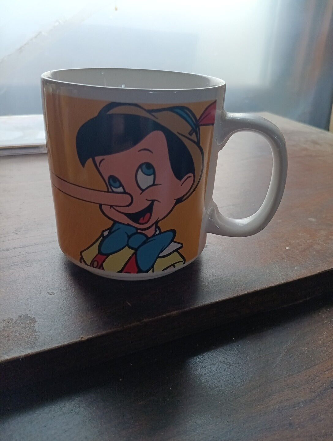 Pinocchio Coffee Mug Vintage Applause “I’ve Got A Nose For Mischief” Walt Disney