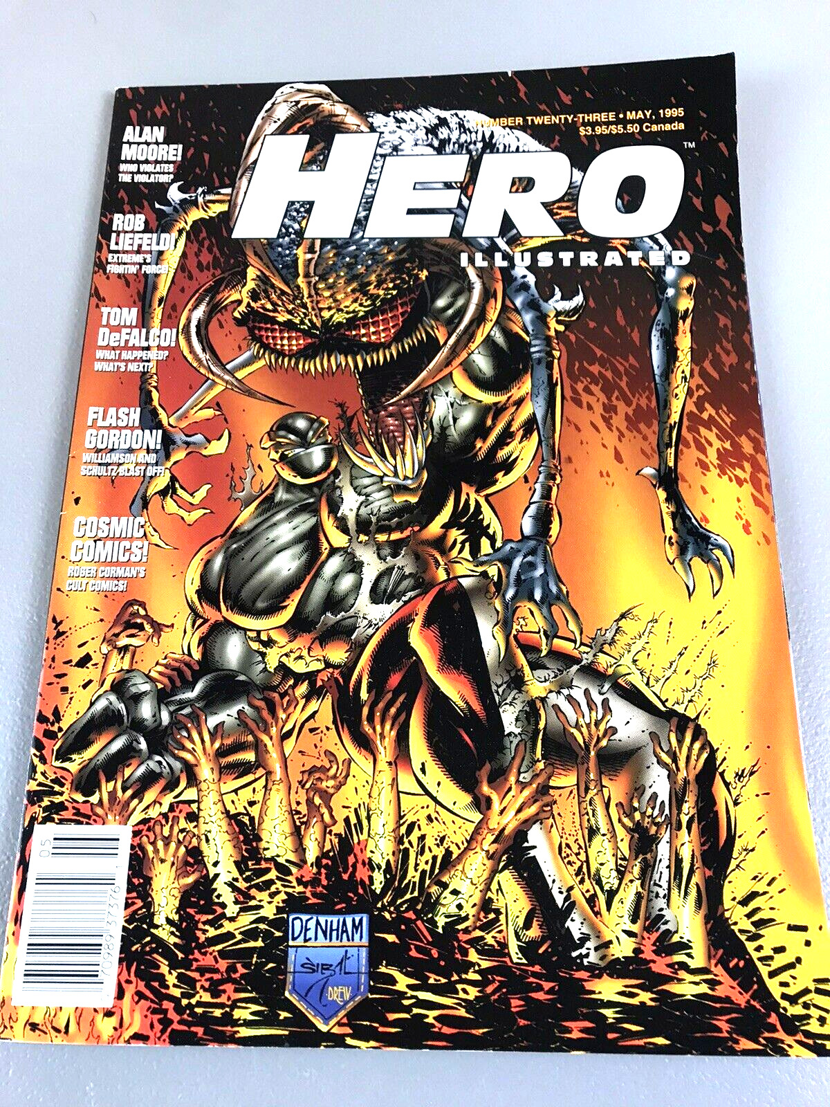HERO Illustrated Magazine #23 May 1995 Alan Moore Spawn