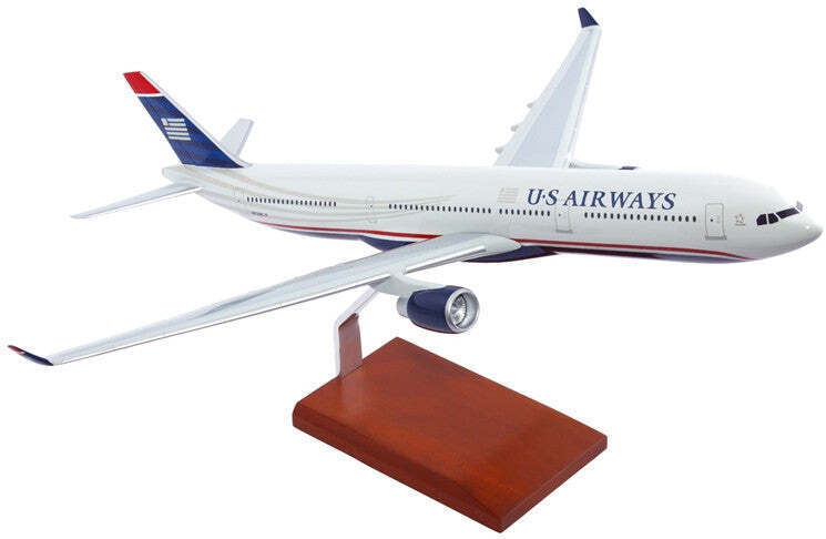 US Airways Airbus A330-300 Final Livery Desk Top Display 1/100 Model SC Airplane