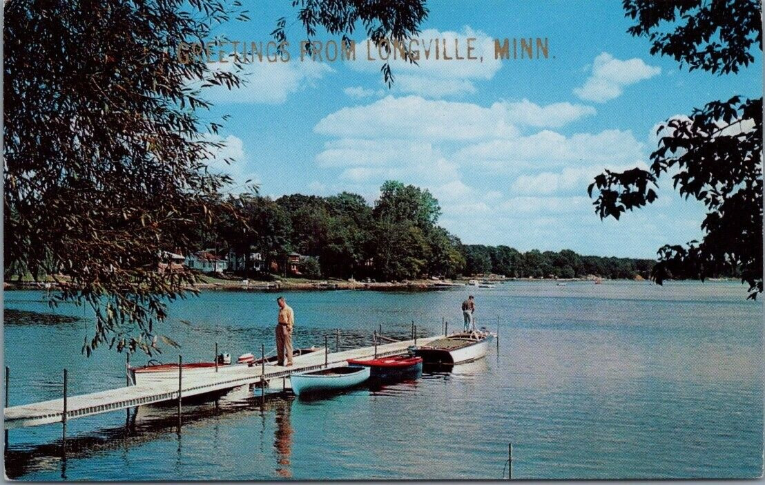 Greetings from Longville Minnesota 1958 Lake Boats Homes
