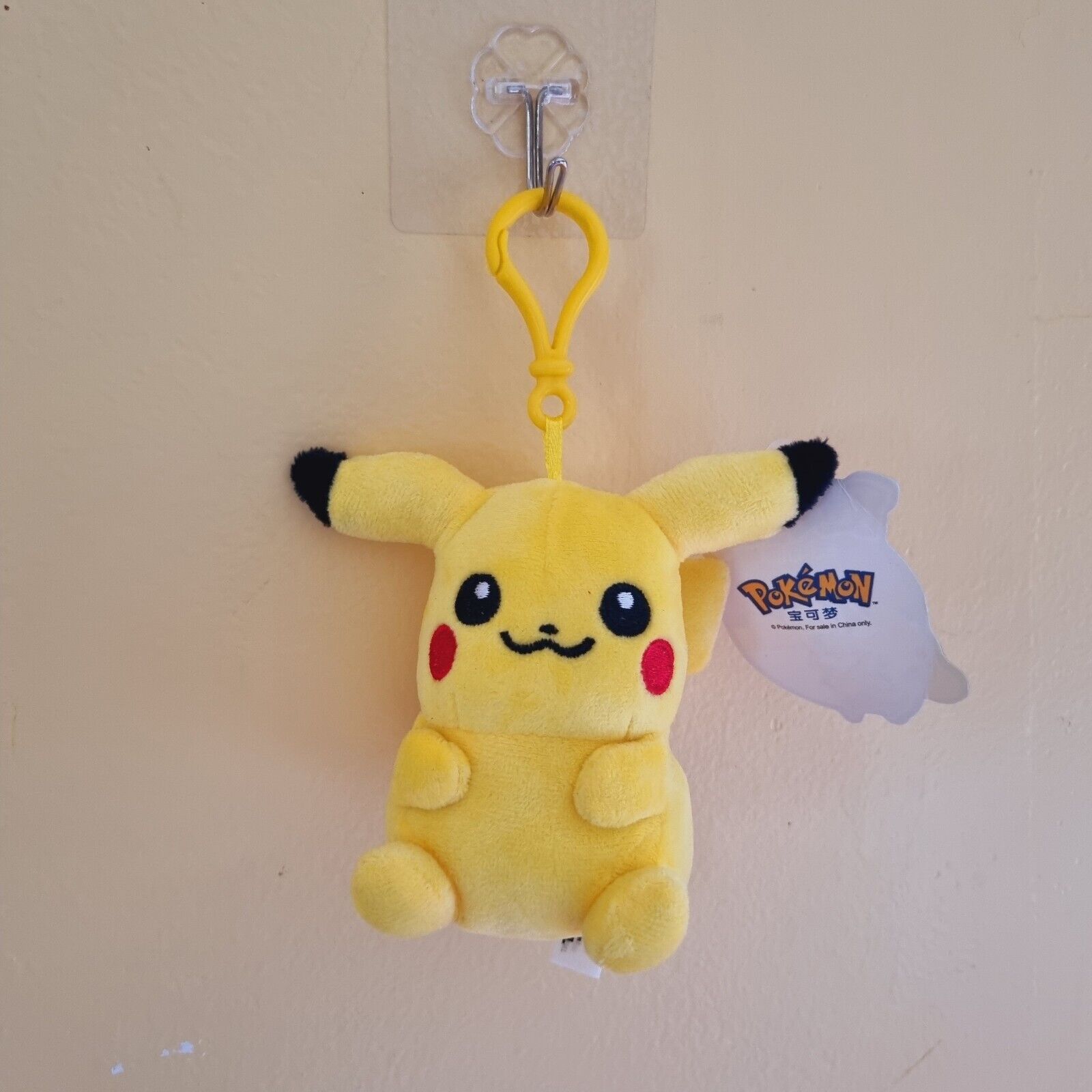 Pokemon Pikachu Bag Clip-On Keychain Soft Plush Stuffed Animal Plushies Toy