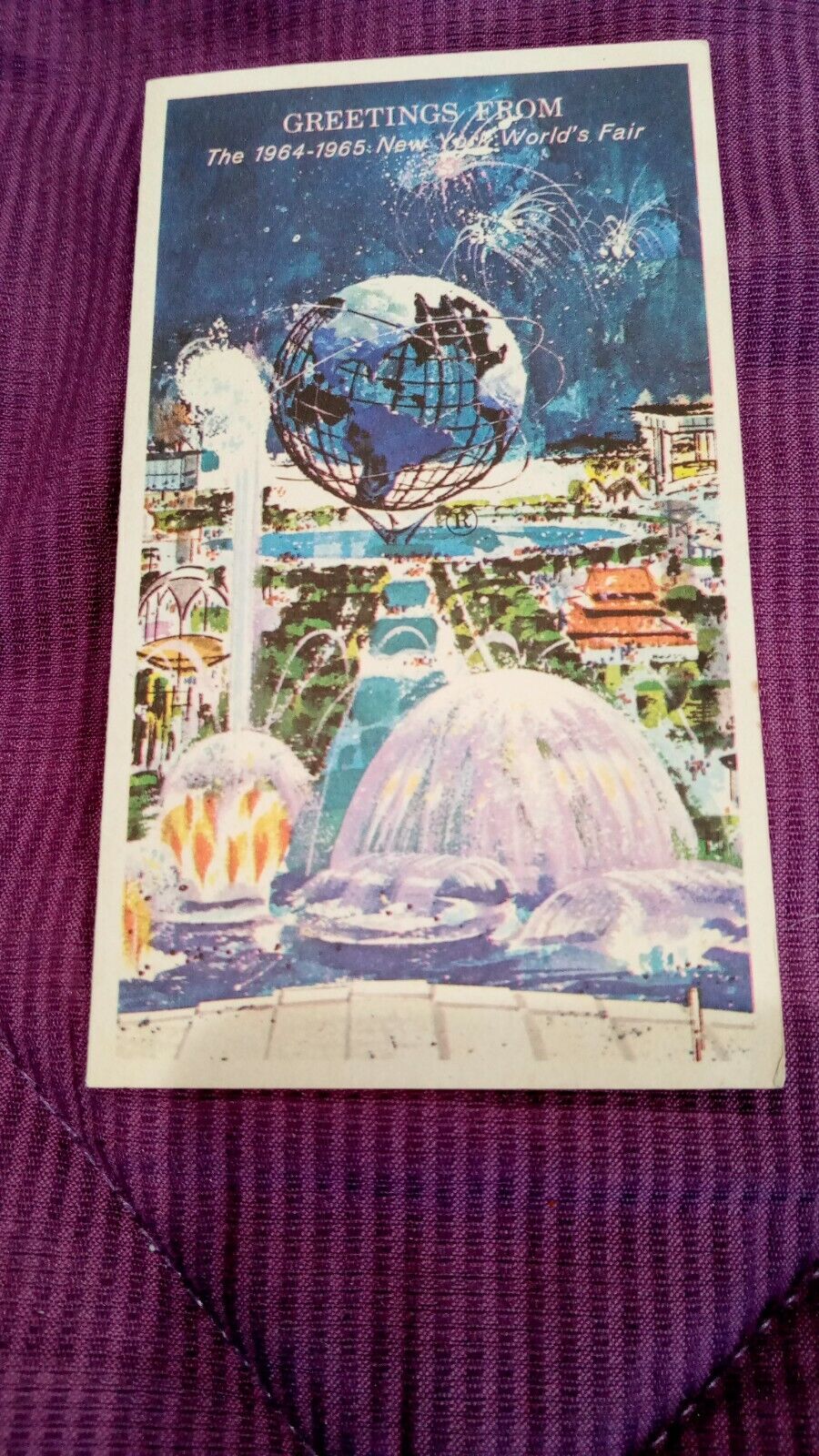 Card Greetings From The 1964-65 New York World\'s Fair W. D. Shaw NYC Unused