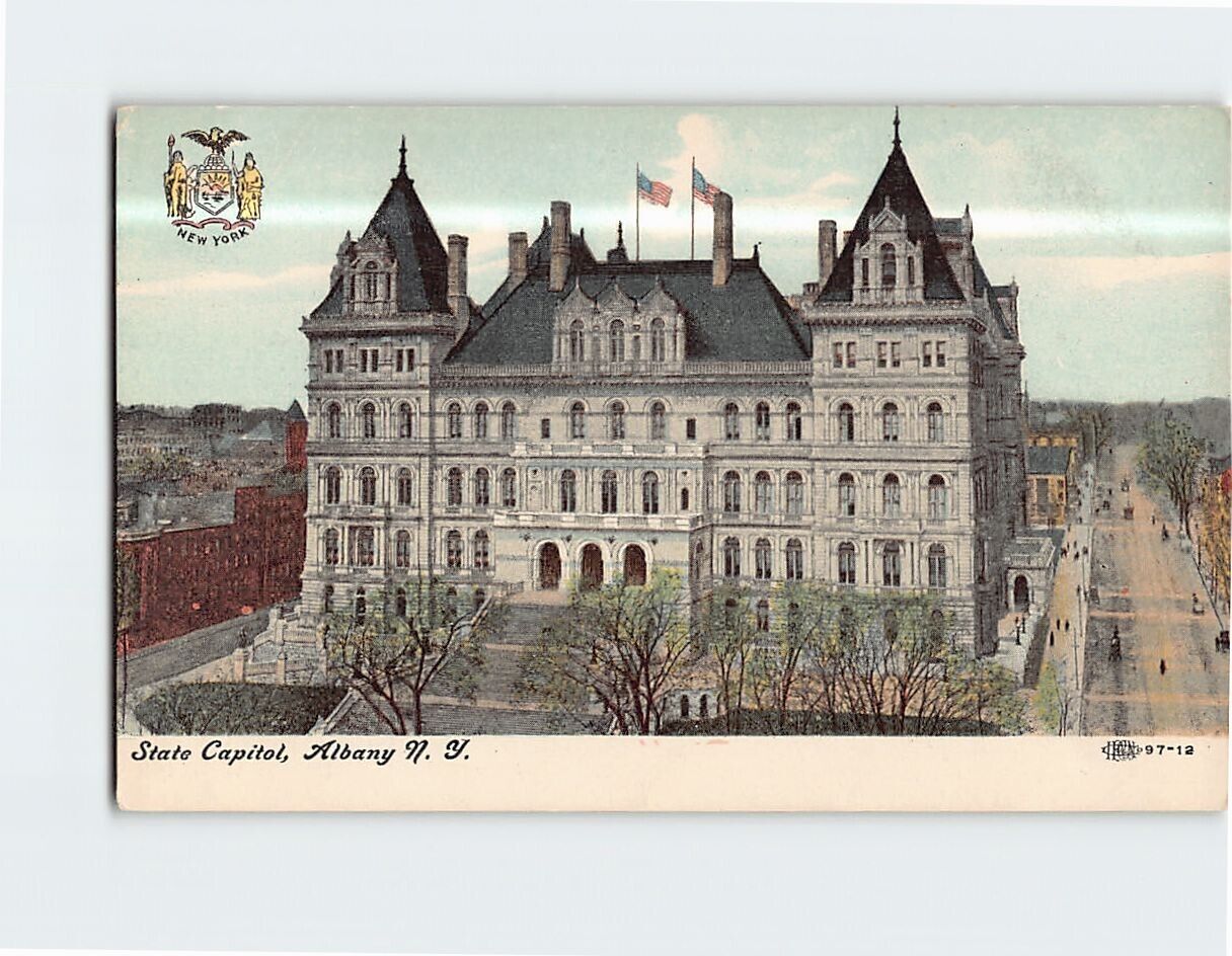 Postcard State Capitol Albany New York USA
