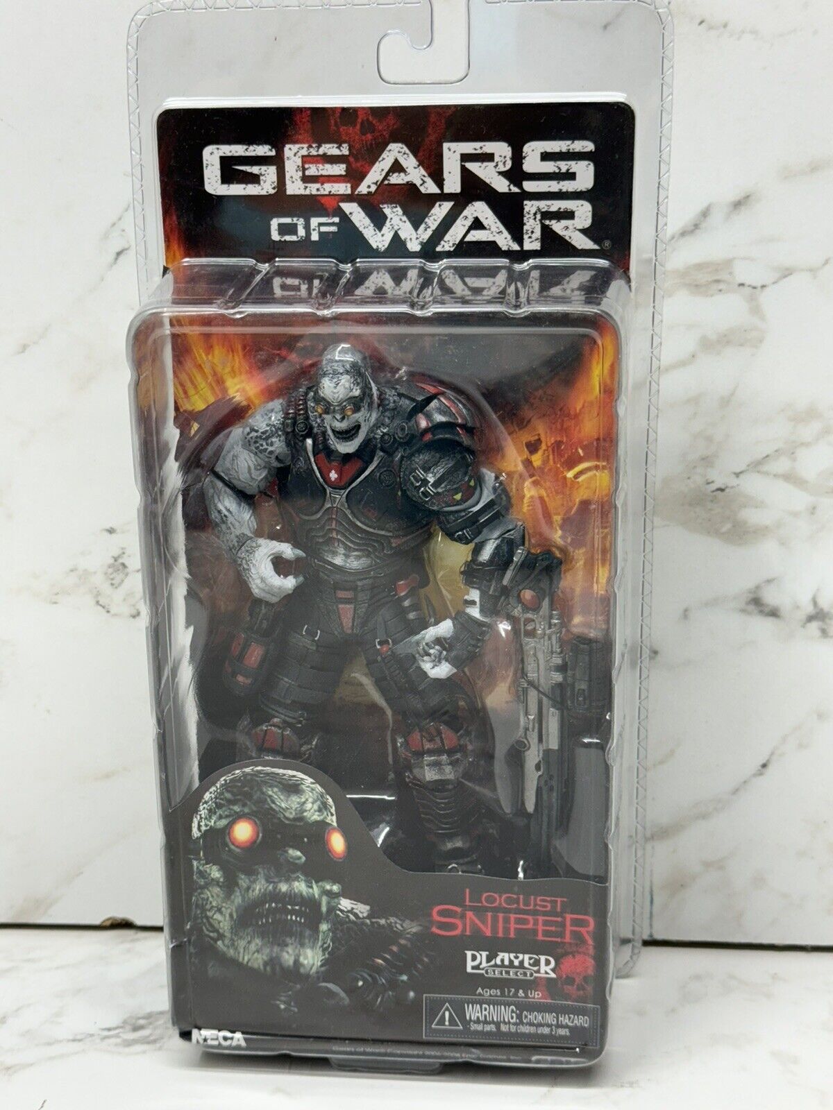 Gears of War Figure Locust Sniper NECA  Player Select  NIP