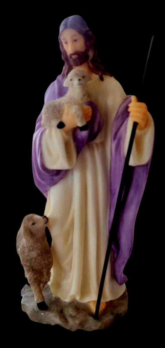 Jesus 'The Good Shepherd'--9 inch Figuerine--Gloria Deo/Malco-Resin Composite