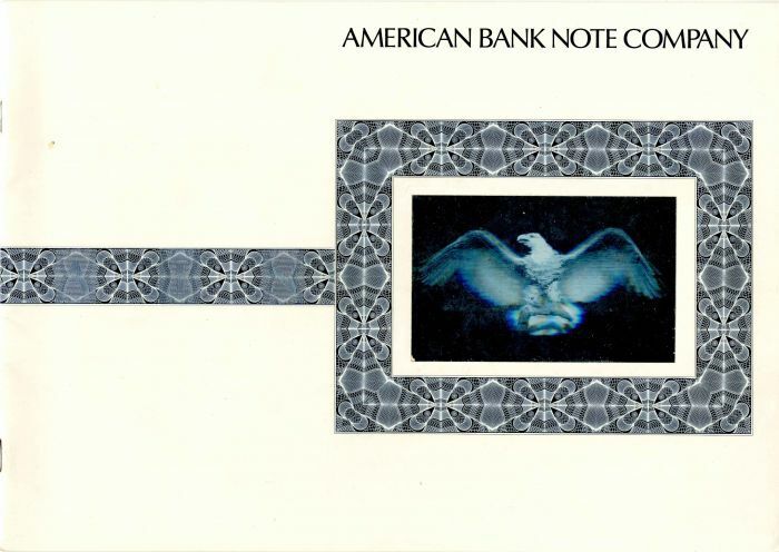 ABN Booklet - American Bank Note Company