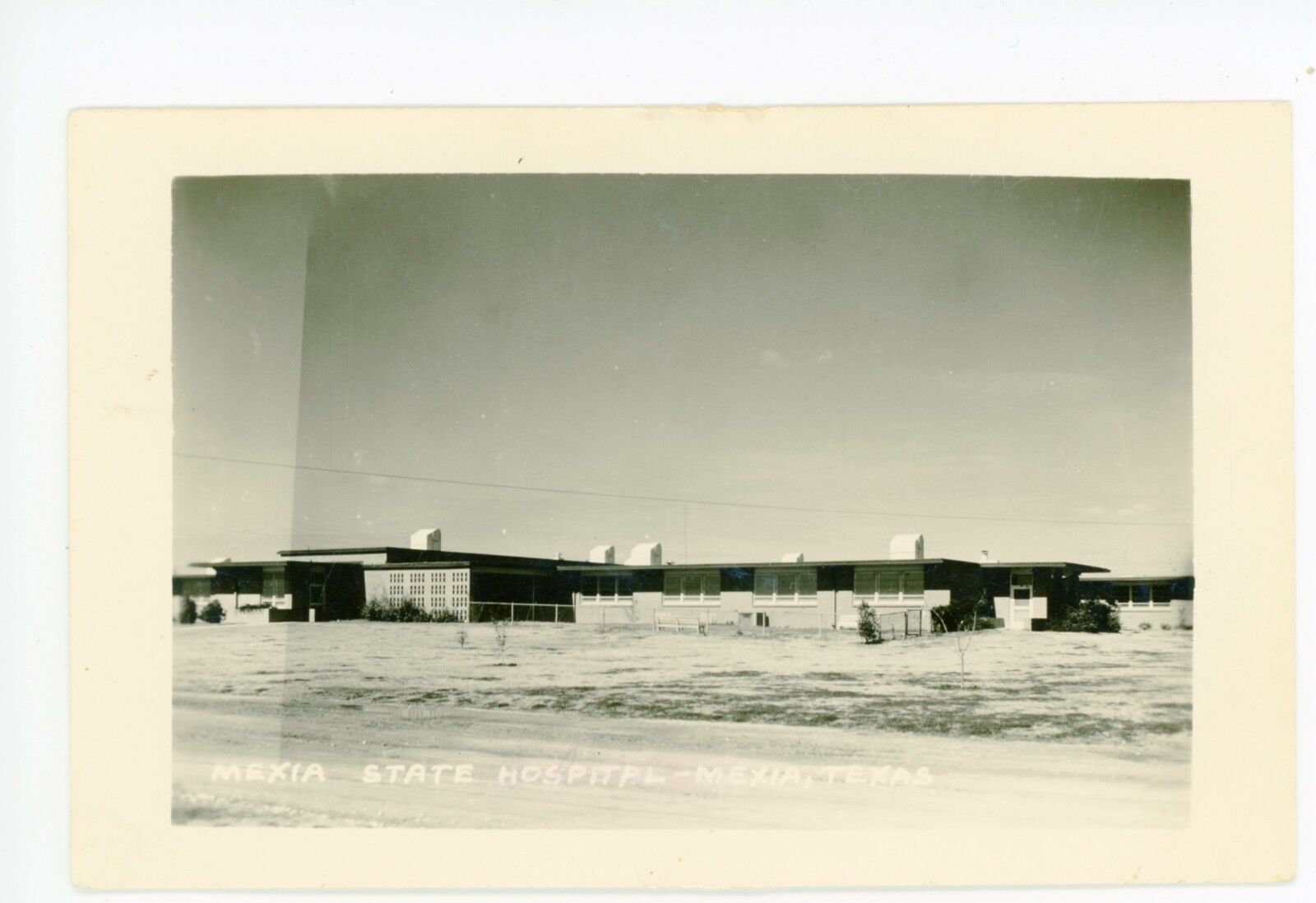 Mexia TX State Hospital RPPC Rare Vintage Photo—Limestone County 1950s