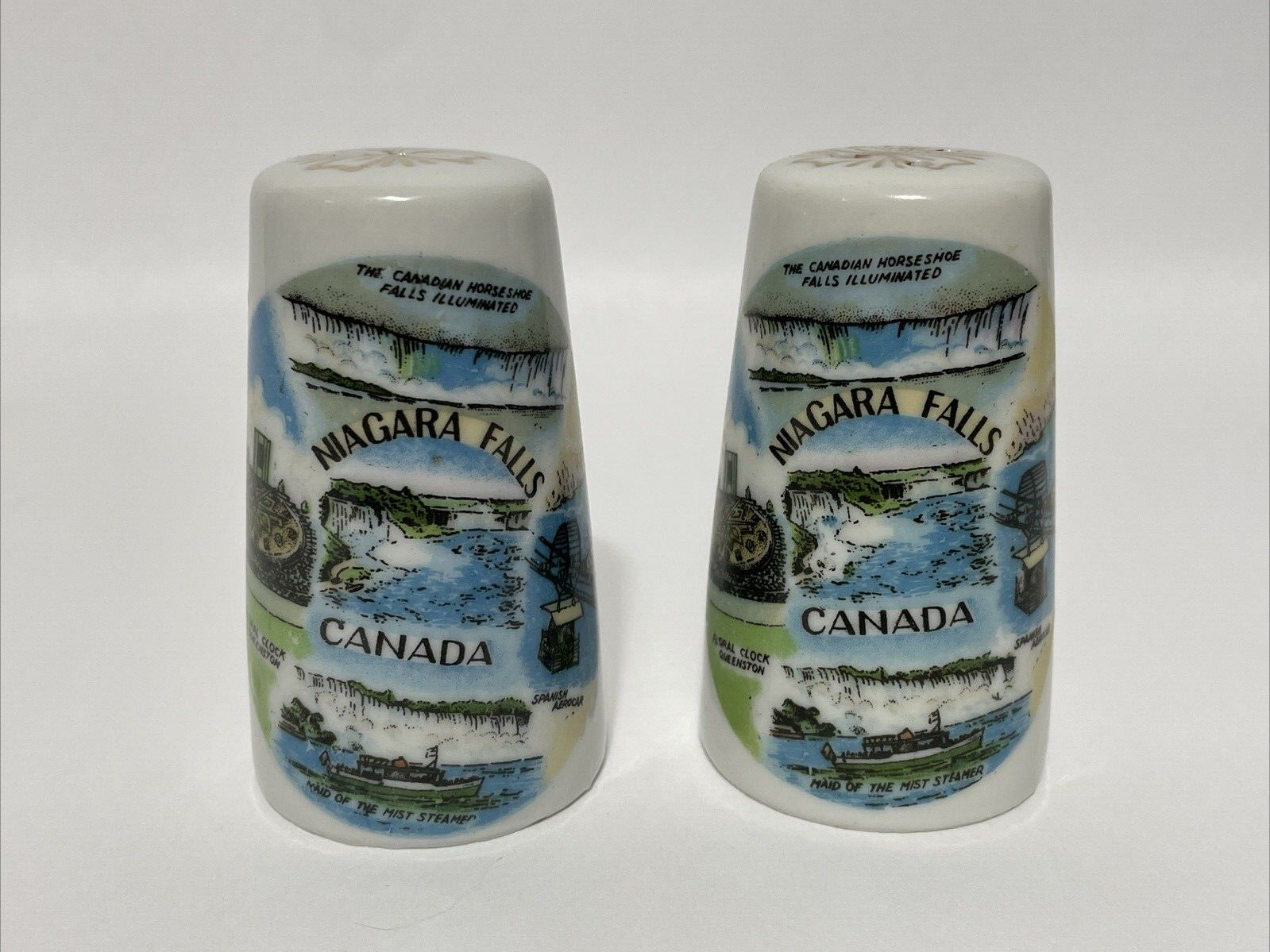 Vintage Salt And Pepper Shakers, Niagara Falls Canada