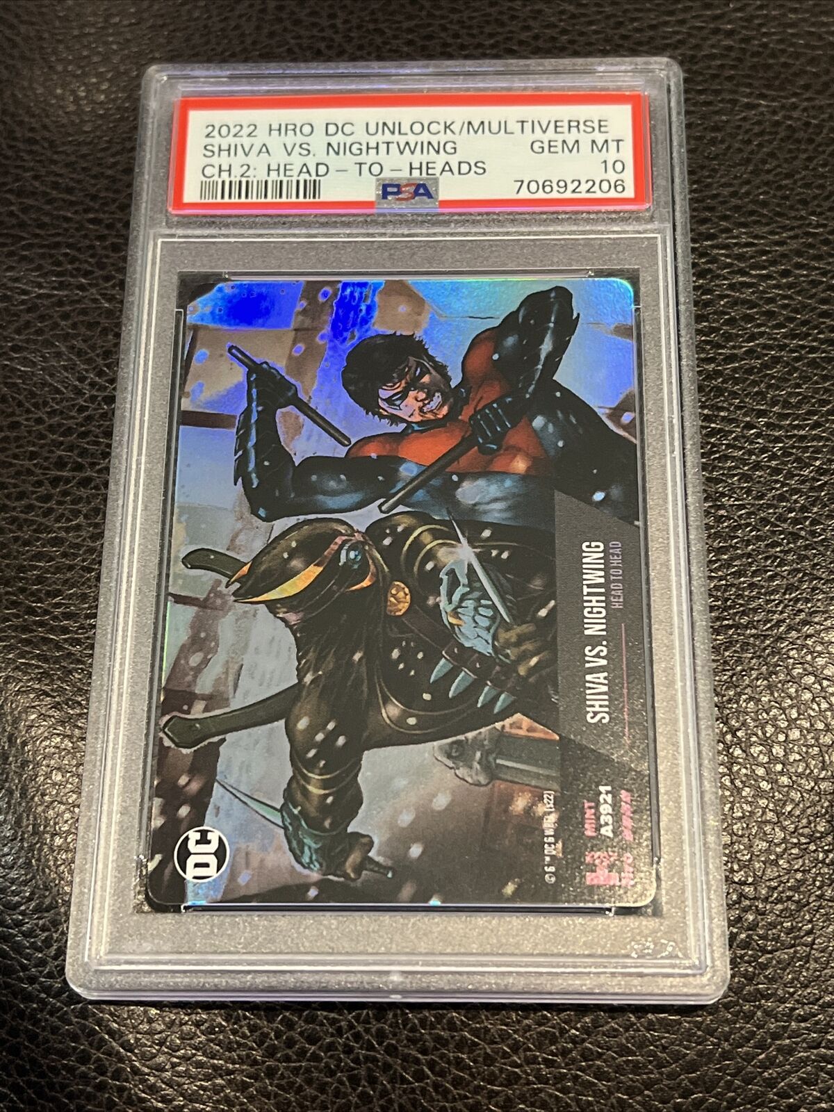 2022 DC Multiverse Shiva VS Nightwing PSA 10 PHYSICAL ONLY Chapter 2 Foil