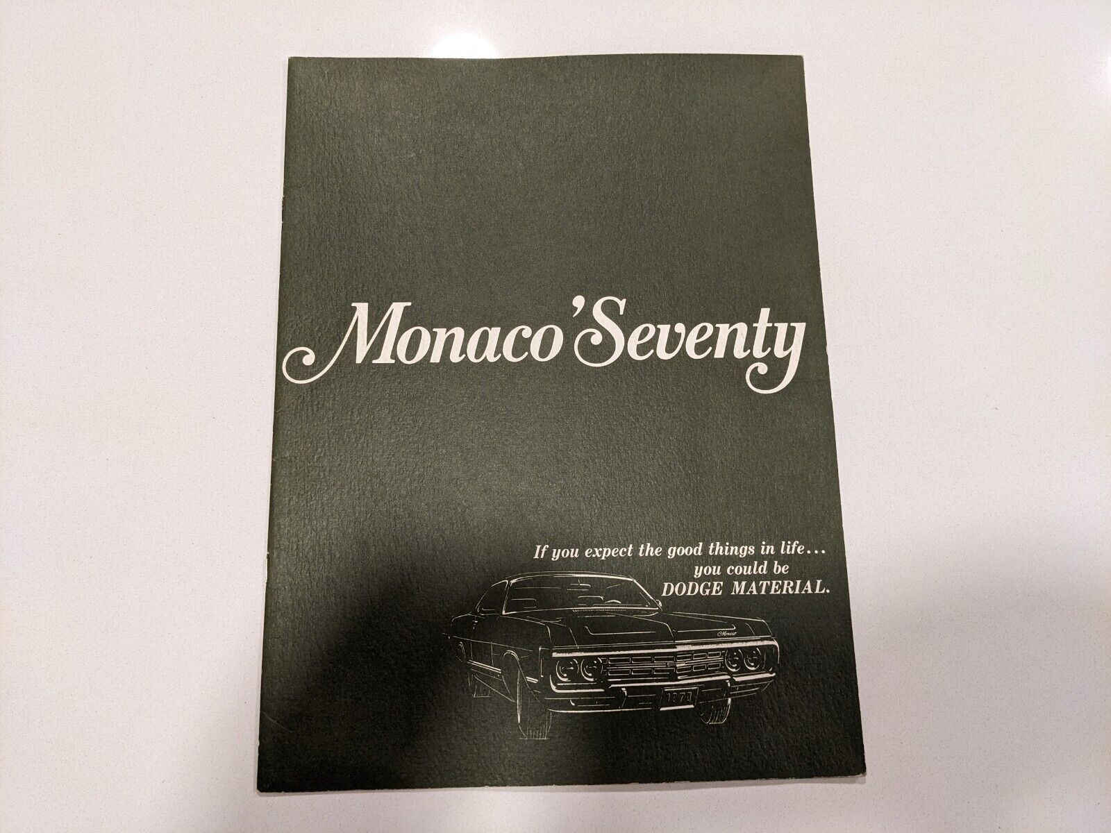 1970 Dodge Monaco\'s Seventy If You Expect Good Things Dealership Sales Brochure