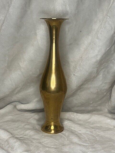 Vintage Brass Vase 12\