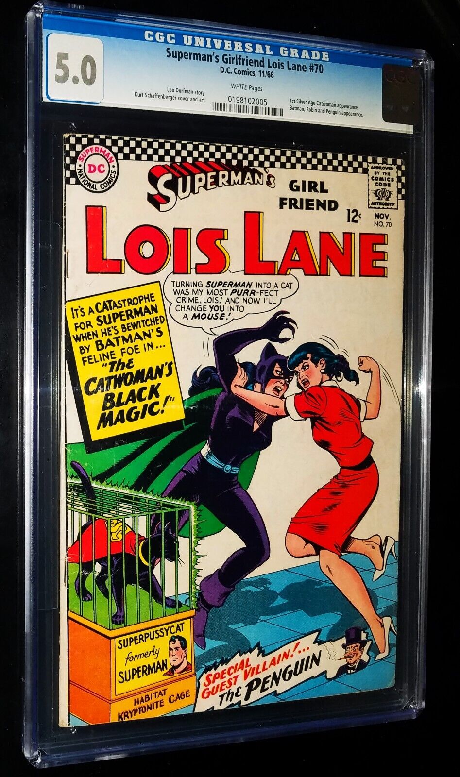 SUPERMAN\'S GIRLFRIEND LOIS LANE #70 1966 Marvel Comics CGC 5.0 VG/FN