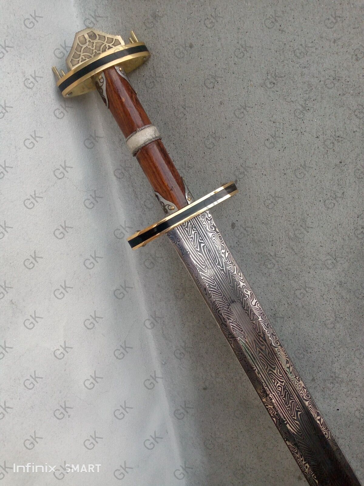Custom Handmade Medieval Battle Ready sword Sharp Edge Long Blade Historical swd