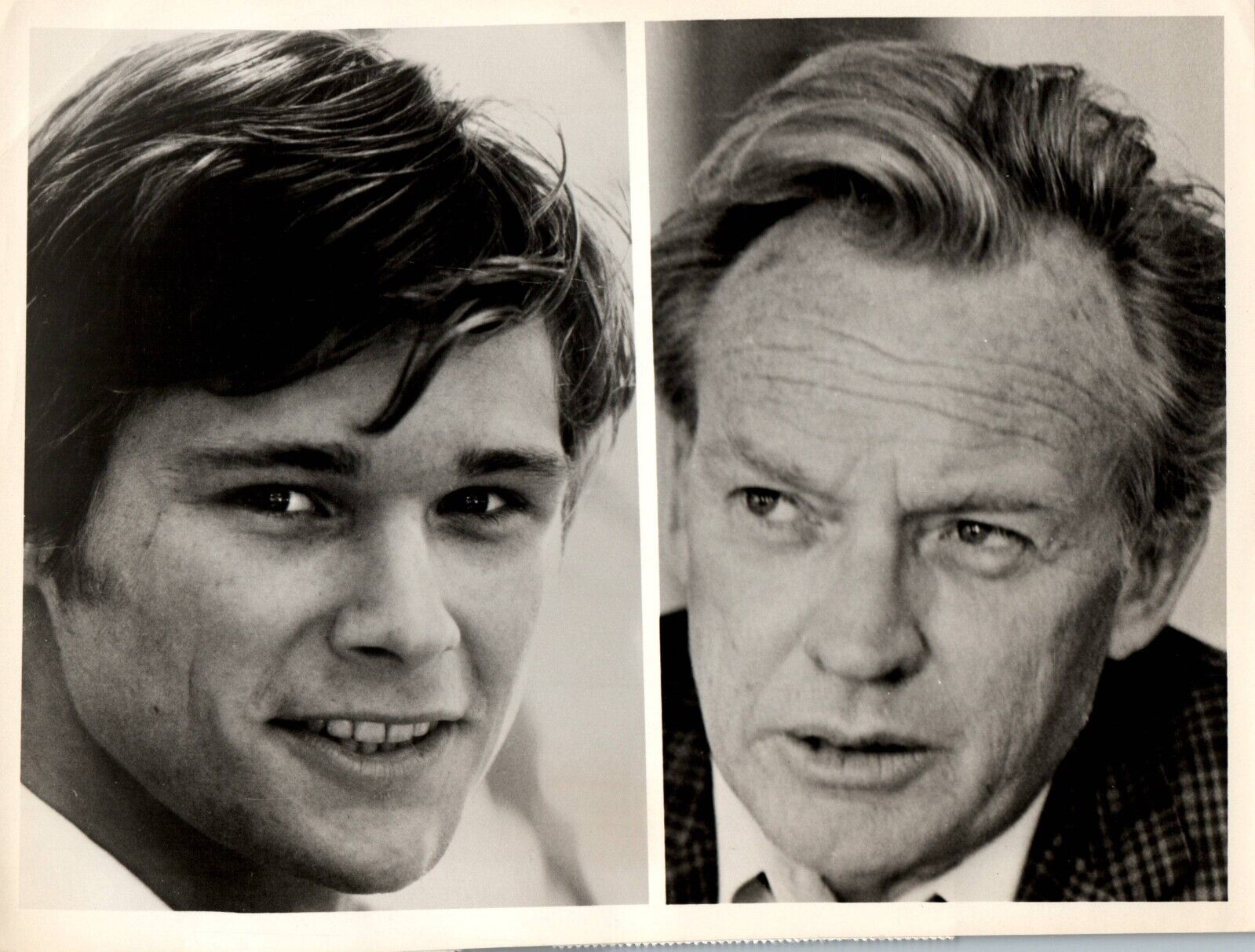 Arthur Kennedy + Brandon de Wilde (1960s) 🎬⭐ Original Vintage Photo K 483