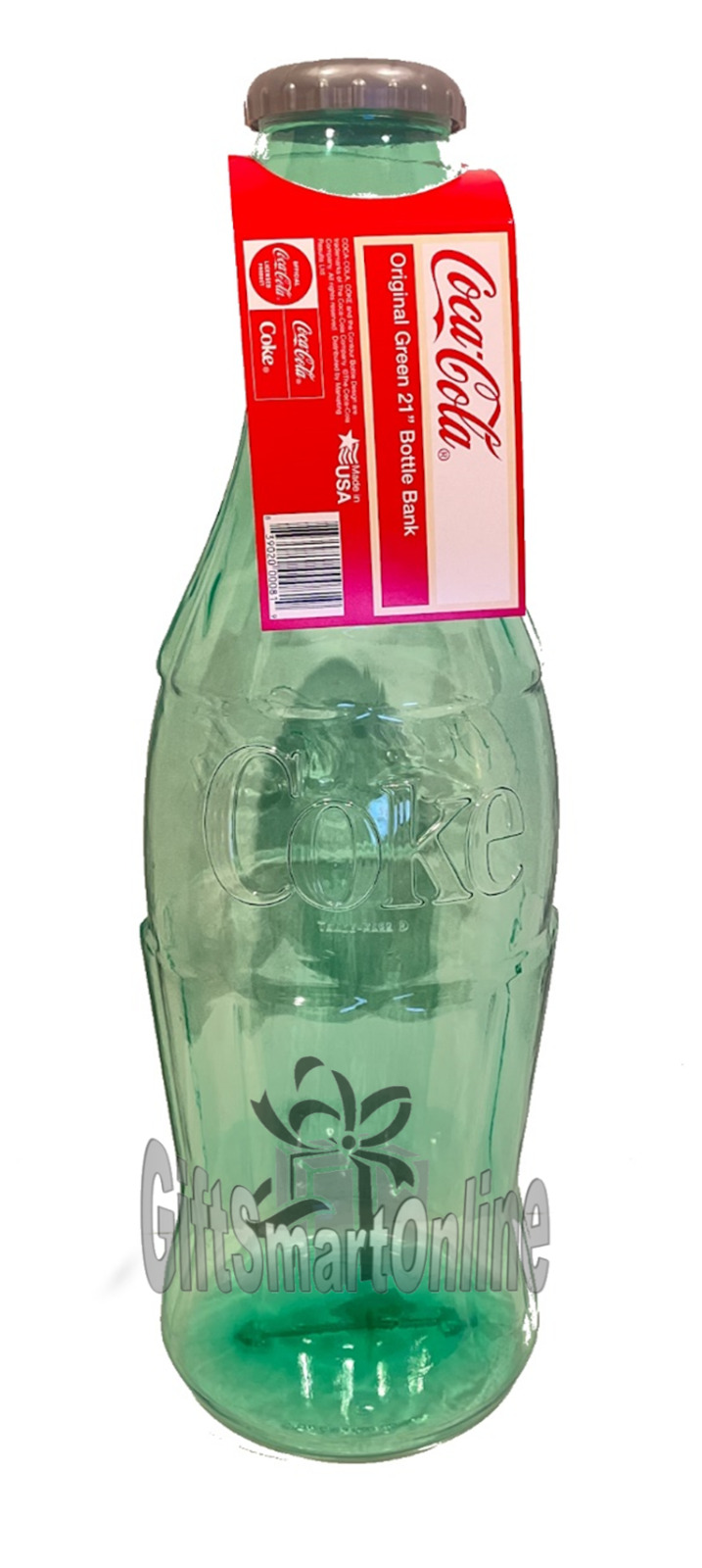 Coca Cola Bottle Banks -Clear (Light Green Tint) or Red -12\