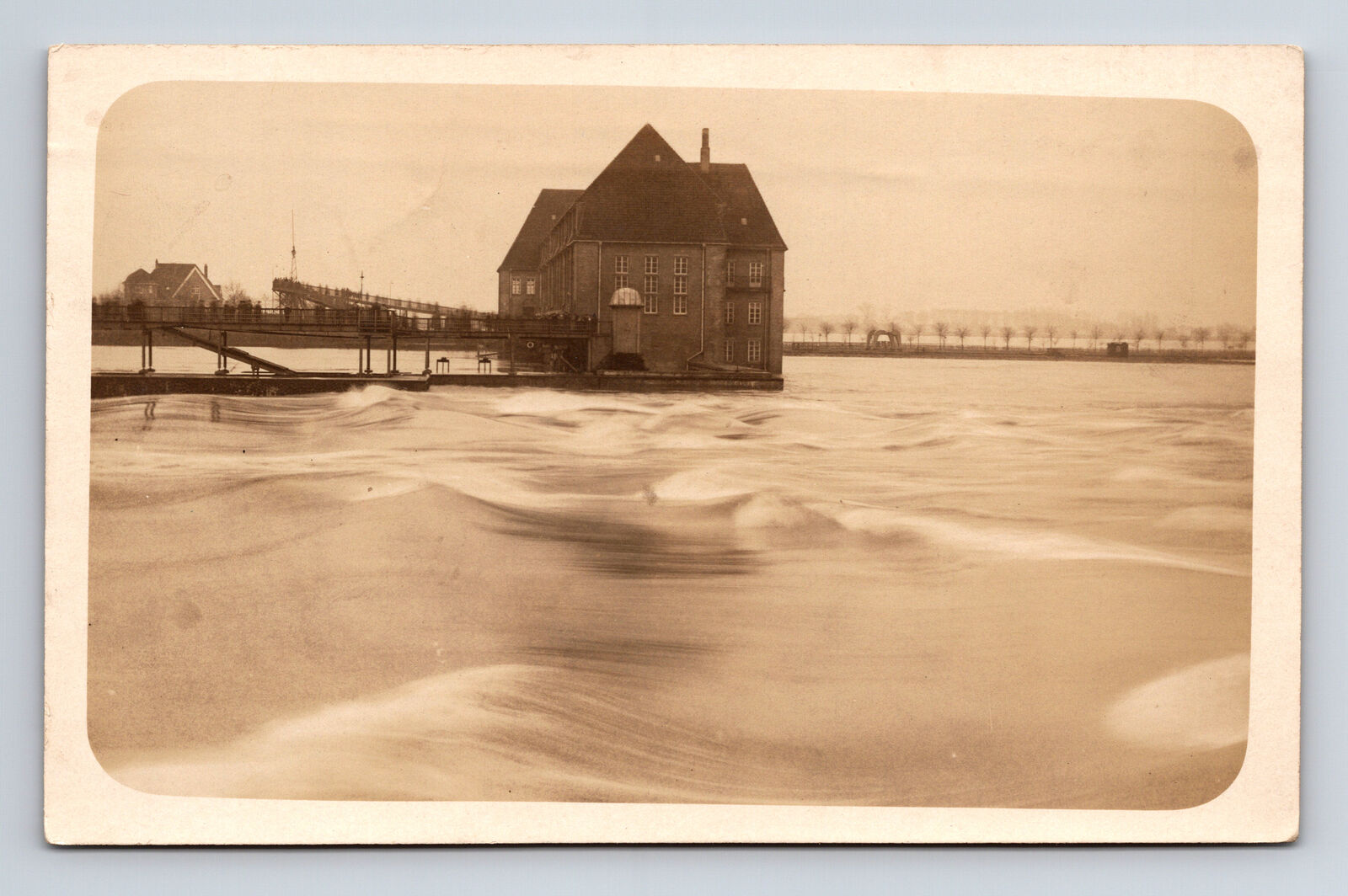 c1926 RPPC Hochwasser Bremen Bremen Real Photo Postcard