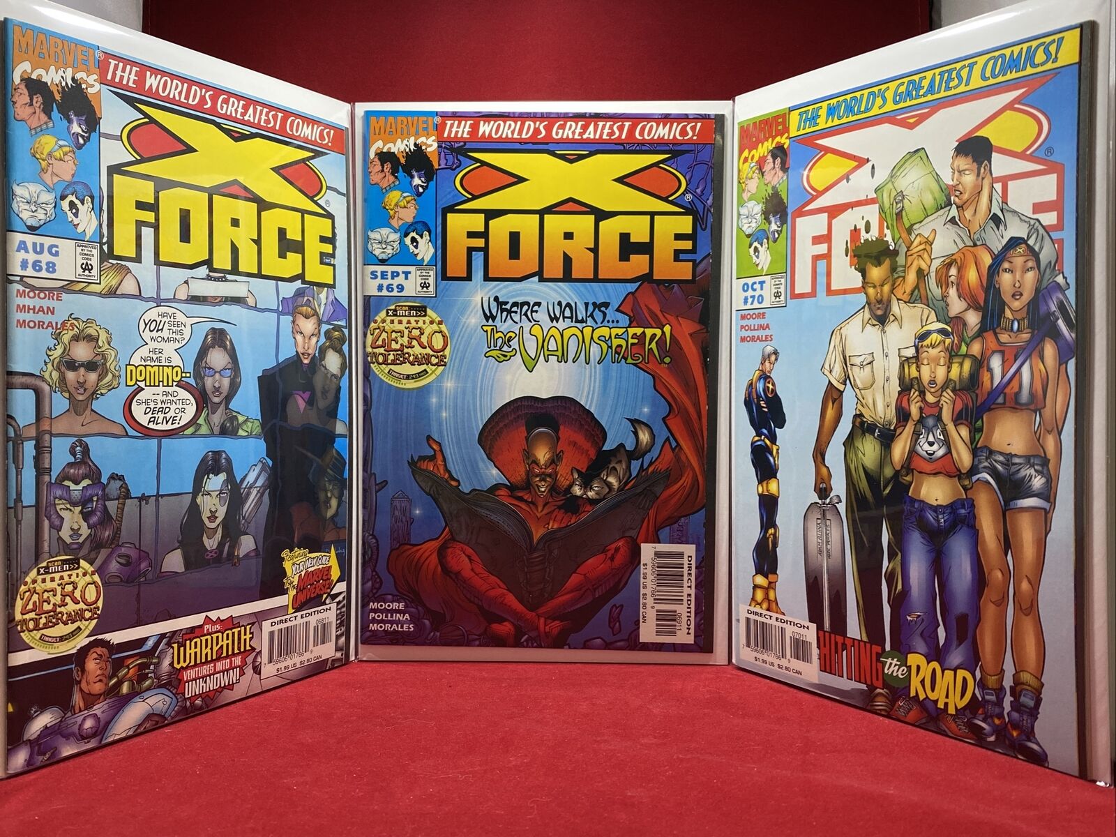 X-Force Lot 68, 69, 70 - New Marvel Universe 🔥HIGHER GRADE Cable Marvel Comic