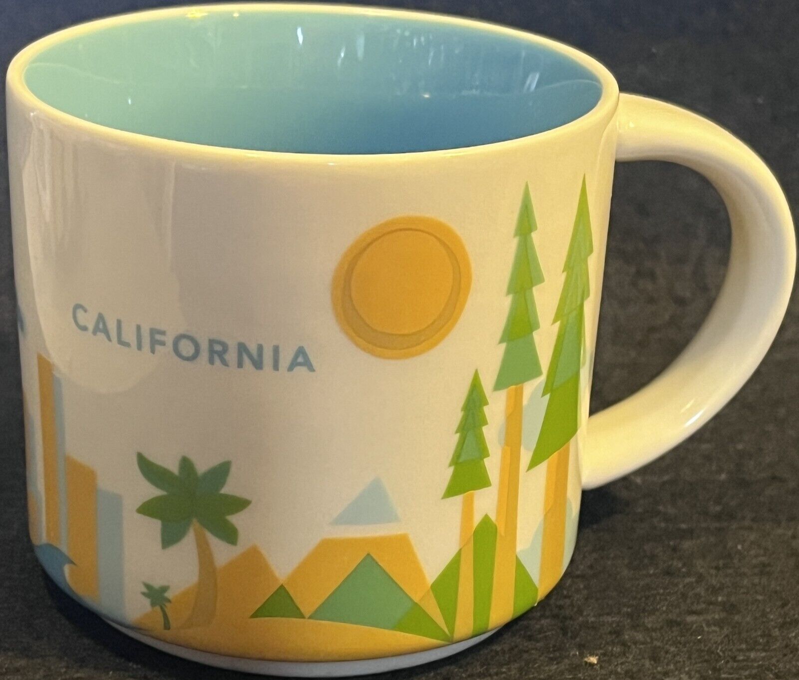 Starbucks YOU ARE HERE Collection 2015 CALIFORNIA Coffee Cup Mug 14 Oz. New