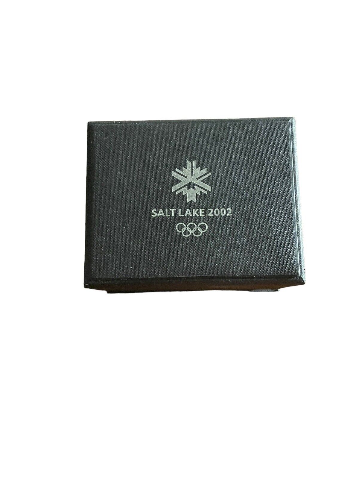 Rare 2002 Salt Lake Olympic Engraved, Cut Glass in Souvenir Box
