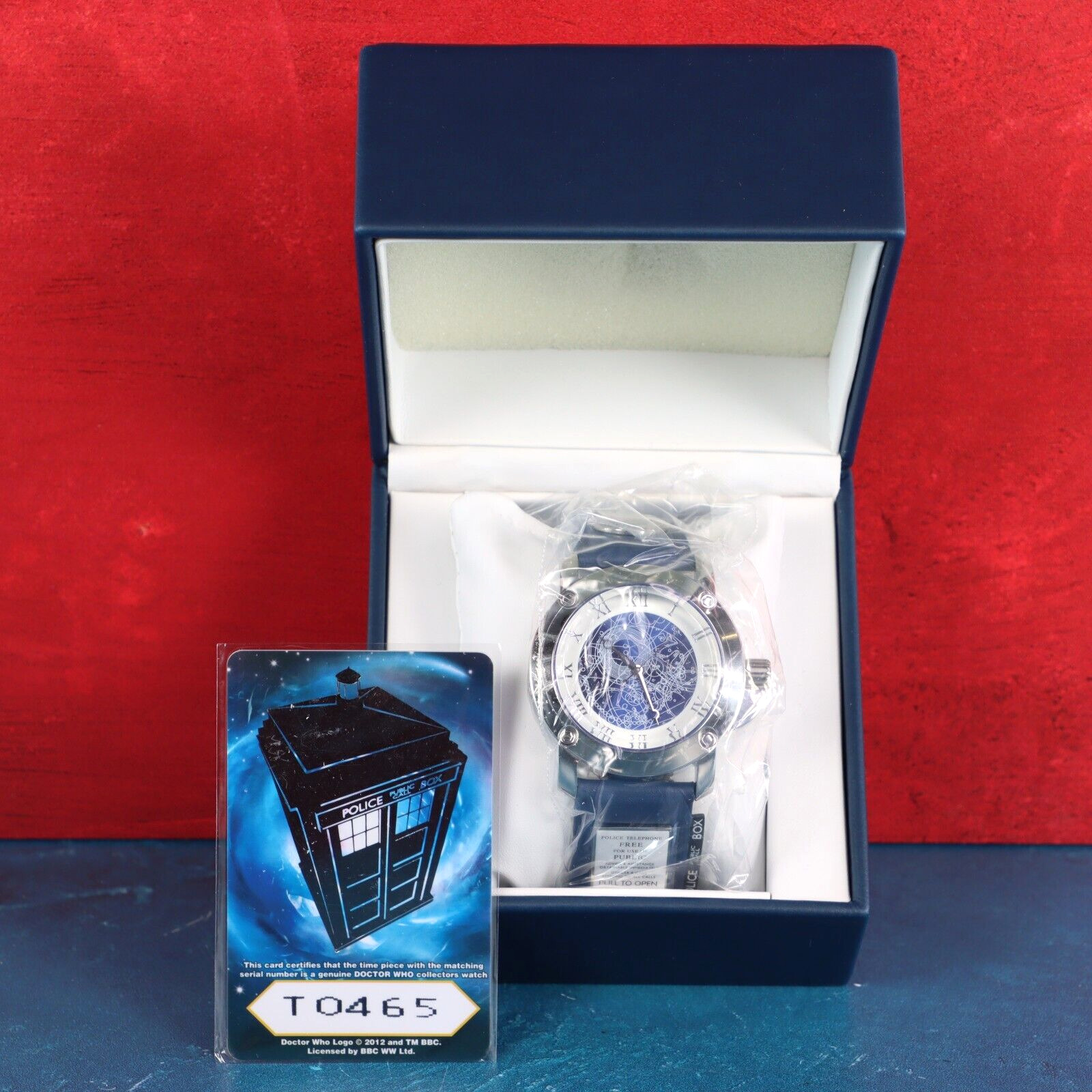 Doctor Who TARDIS Collectors Watch T0465 Limited Edition COA BBC 2012 New In Box