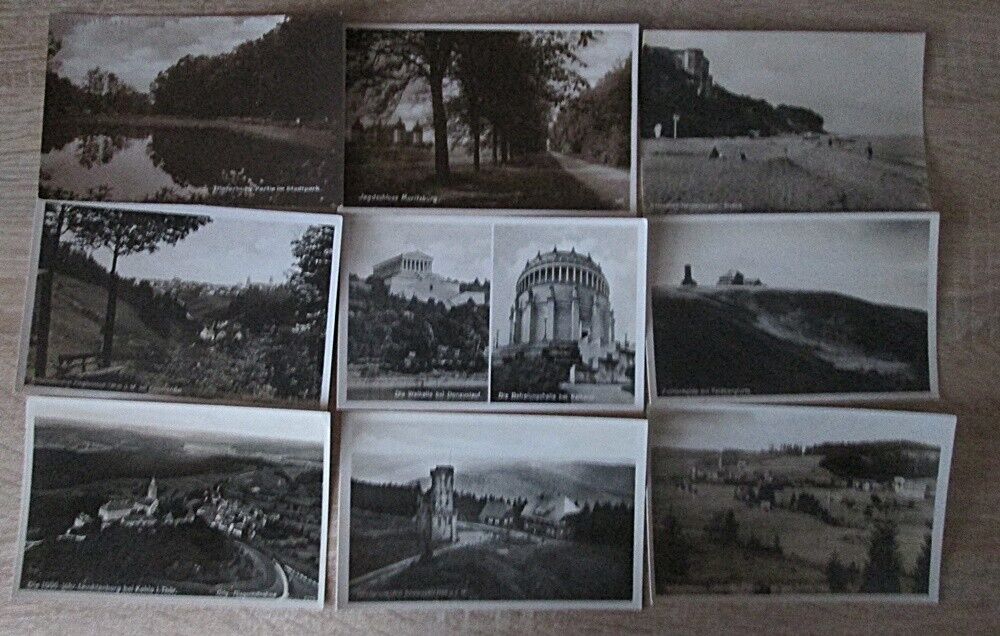 Postcards of Germany.открытки Германии.(фотографии)  набор. 9 штук