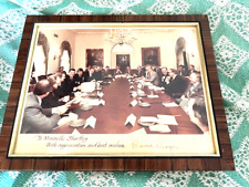 Vintage Signed President Ronald Reagon Picture picture