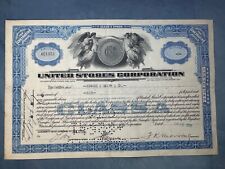 Vintage 1930 United Stores Corporation Class A Stock Certificate - Rare picture