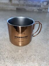 Starbucks Double Walled Moscow Mule Cups/camping Style Cups. picture