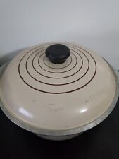 Vintage Club Aluminum Beige Stock Pot With Lid 4 Quart Dutch Oven Cookware picture