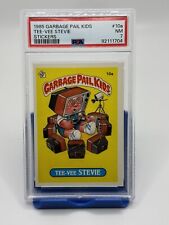 1985 GARBAGE PAIL KIDS STICKERS #10a TEE-VEE STEVIE  SERIES 1 PSA 7 NM OS1 picture