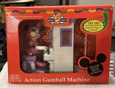 Vintage Disney Gumball Machine Minnie Mouse Playing Piano Animated Action Dispen picture