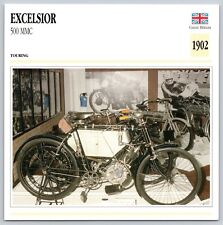 Excelsior 500 MMC 1902 Great Britain Edito Service Atlas Motorcycle Card picture