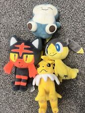 Lot of 4 Pokemon stuffed plush picture