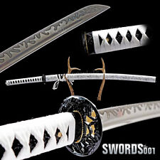 TOP Quality real hamon Japanese Samurai Katana Warrior Sword T10 carbon Steel  picture