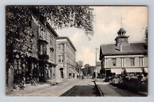 Fairhaven MA-Massachusetts, Scenic View Of Main Street, Vintage c1908 Postcard picture