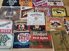 Vintage Beer Label Lot Of 18 More Mixed Labels Lot 18 picture