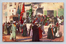 Procession of the Holy Carpet Cairo Picturesque Egypt Tuck's Oilette Postcard picture