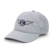 Alaska Airlines Wing Gray Embroidered Logo Adjustable Baseball Cap Golf Hat New picture