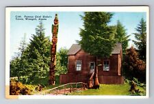 Wrangell AK-Alaska, Famous Chief Shake's Totem, Antique, Vintage Postcard picture